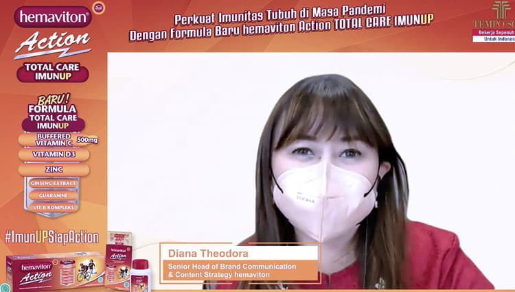 Perkuat Imunitas, Minum Hemaviton Action Total Care Imunup